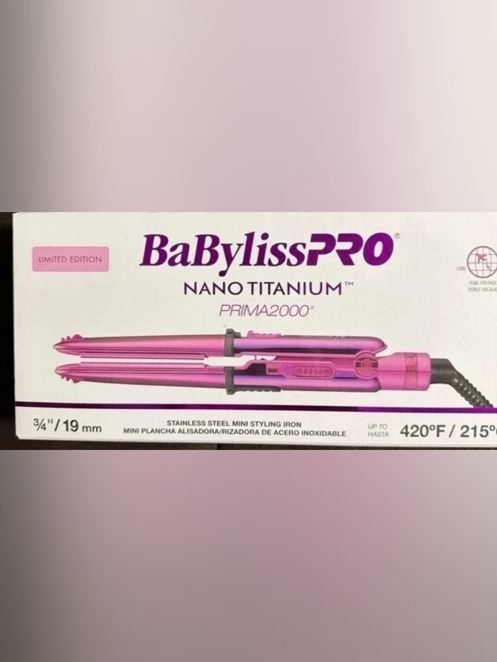 BaByliss Limited Edition Nano Titanium Mini Styling Iron